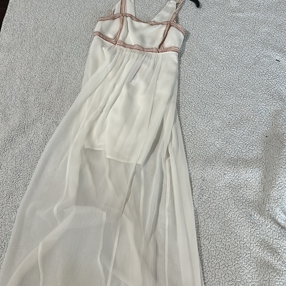 BCBG generation women’s off white tank sundress size 4 - Picture 3 of 5